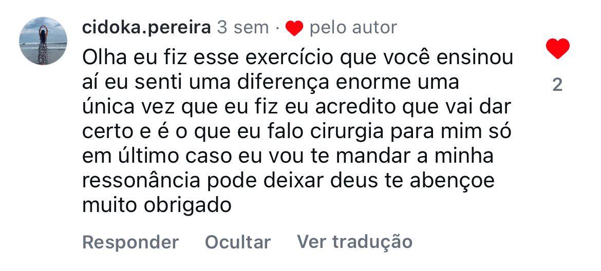 Sentiu diferença enorme na primeira vez